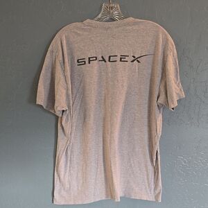 SpaceX Gray Short Sleeve Men's Tee